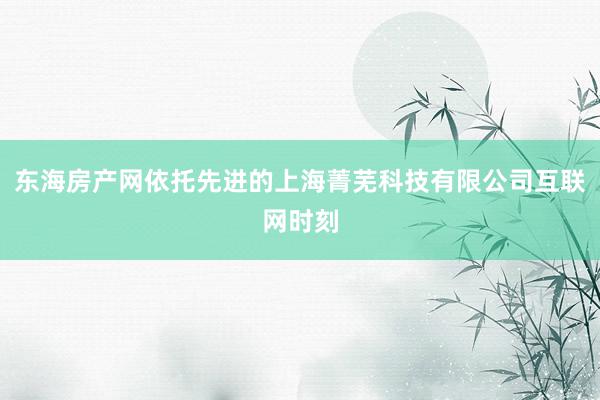 东海房产网依托先进的上海菁芜科技有限公司互联网时刻