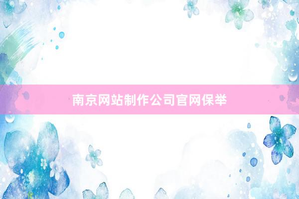 南京网站制作公司官网保举
